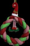 096 Santa's Elf Braided Wreath