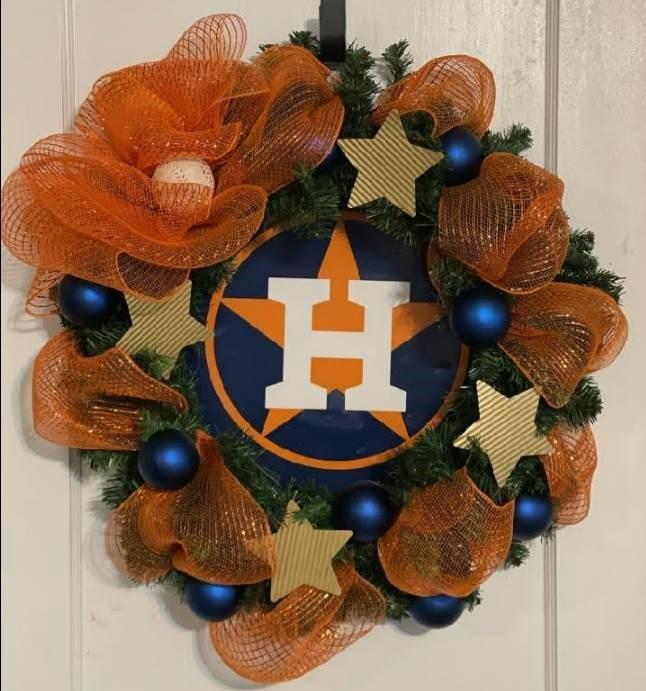 Houston Astros Wreath