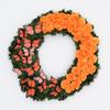 Wreath #75 Monarch and Marigolds