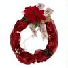 Wreath #169 Pinecones, Poinsettias, and Presents