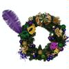 Wreath #246 Mardi Gras-mas