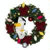 Wreath #259 Snuggly Snoopy Christmas