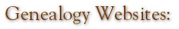 Genealogy Websites